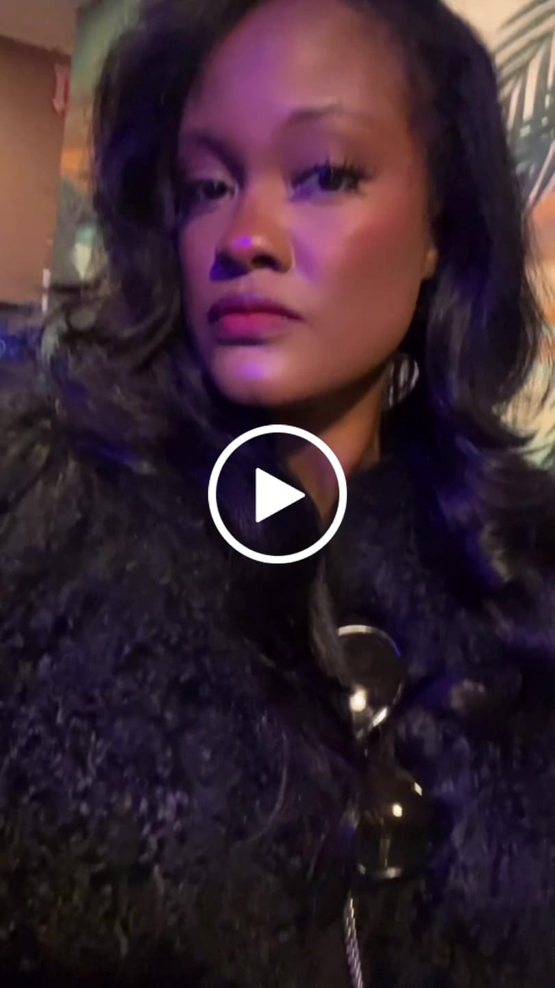 Customer video review of Gyrls Get Money - Mongolian Crop Fur Coat