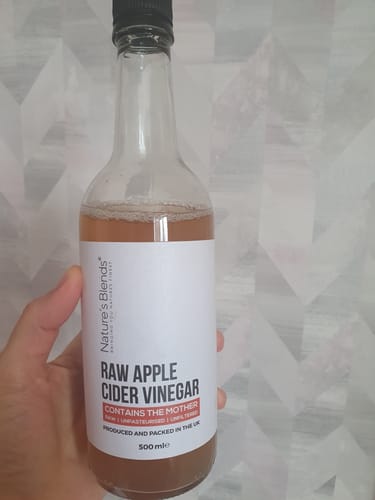 Customer photo review of Raw Apple Cider Vinegar (500ml)