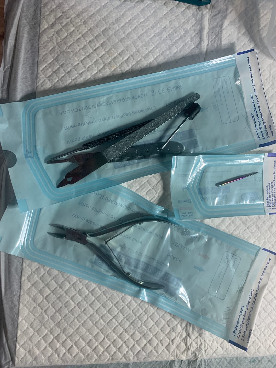 Customer photo review of Sterilisation/autoclave pouch, size 135mm/260mm - Pack of 200