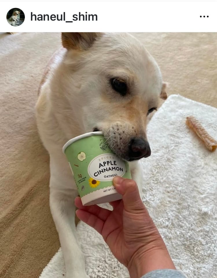 Customer photo review of Apple Cinnamon Oatmeal