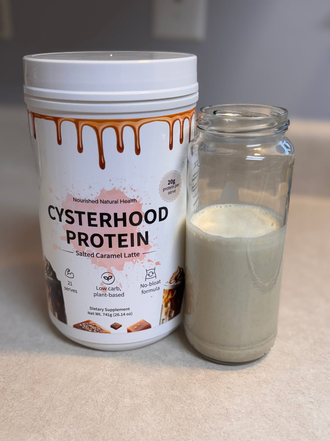 Customer photo review of FloFit Protein
