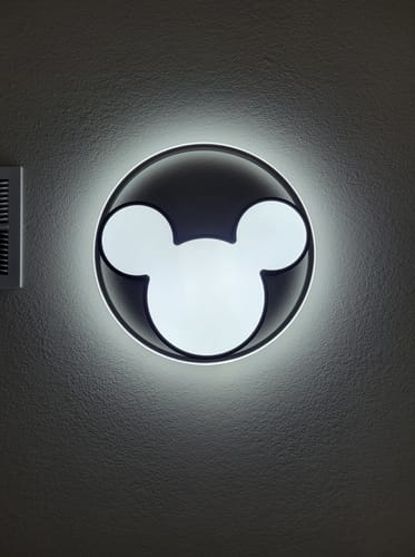 Customer photo review of Dimmable Modern Mickey Design LED Flush Ceiling Light