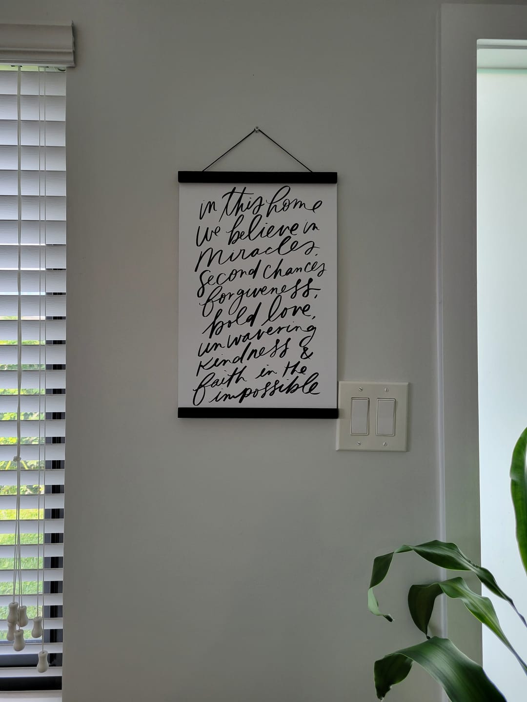 Customer photo review of 11x17 In this home we believe