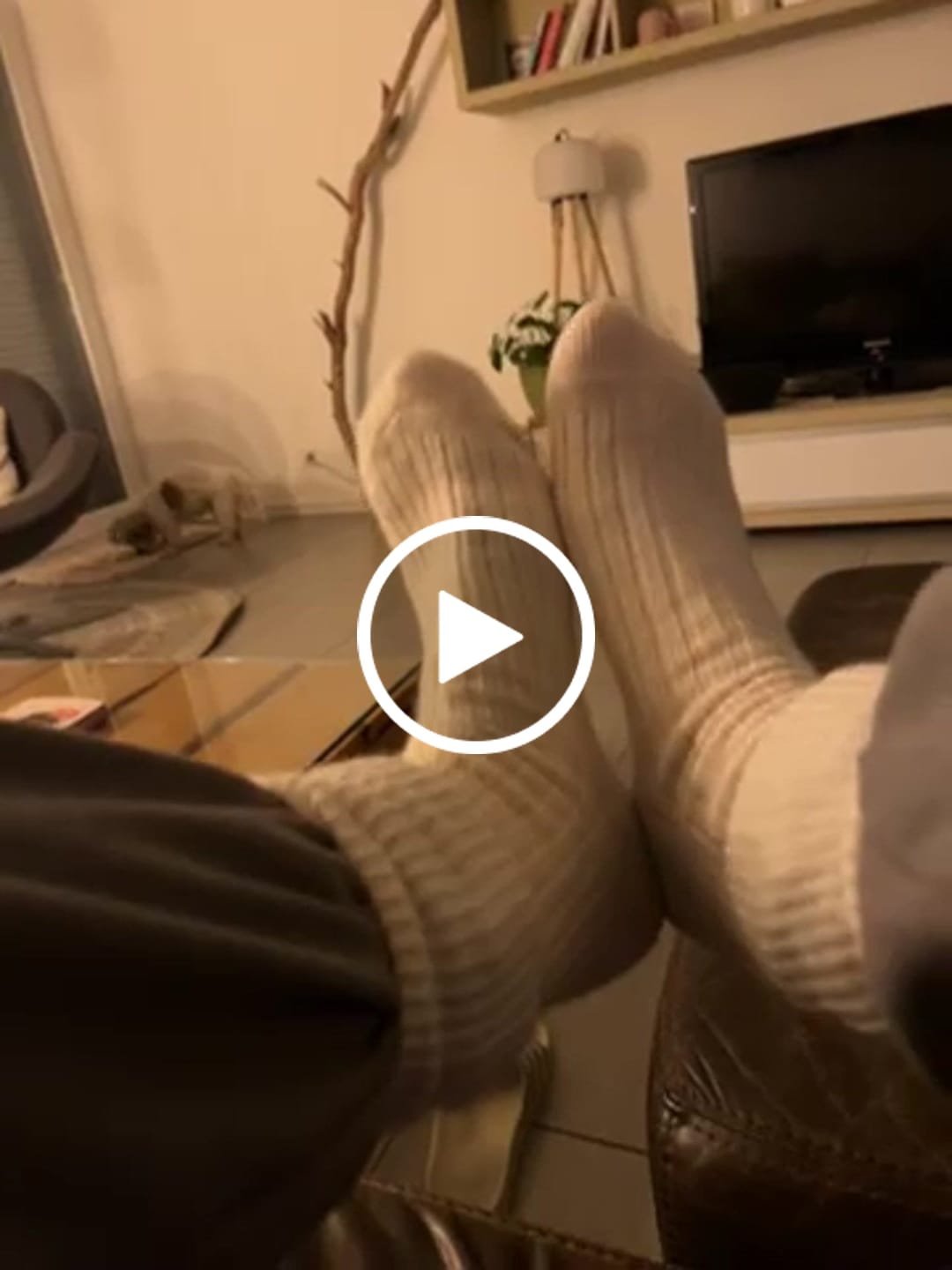 Customer video review of Alpaka Umschlagsocken