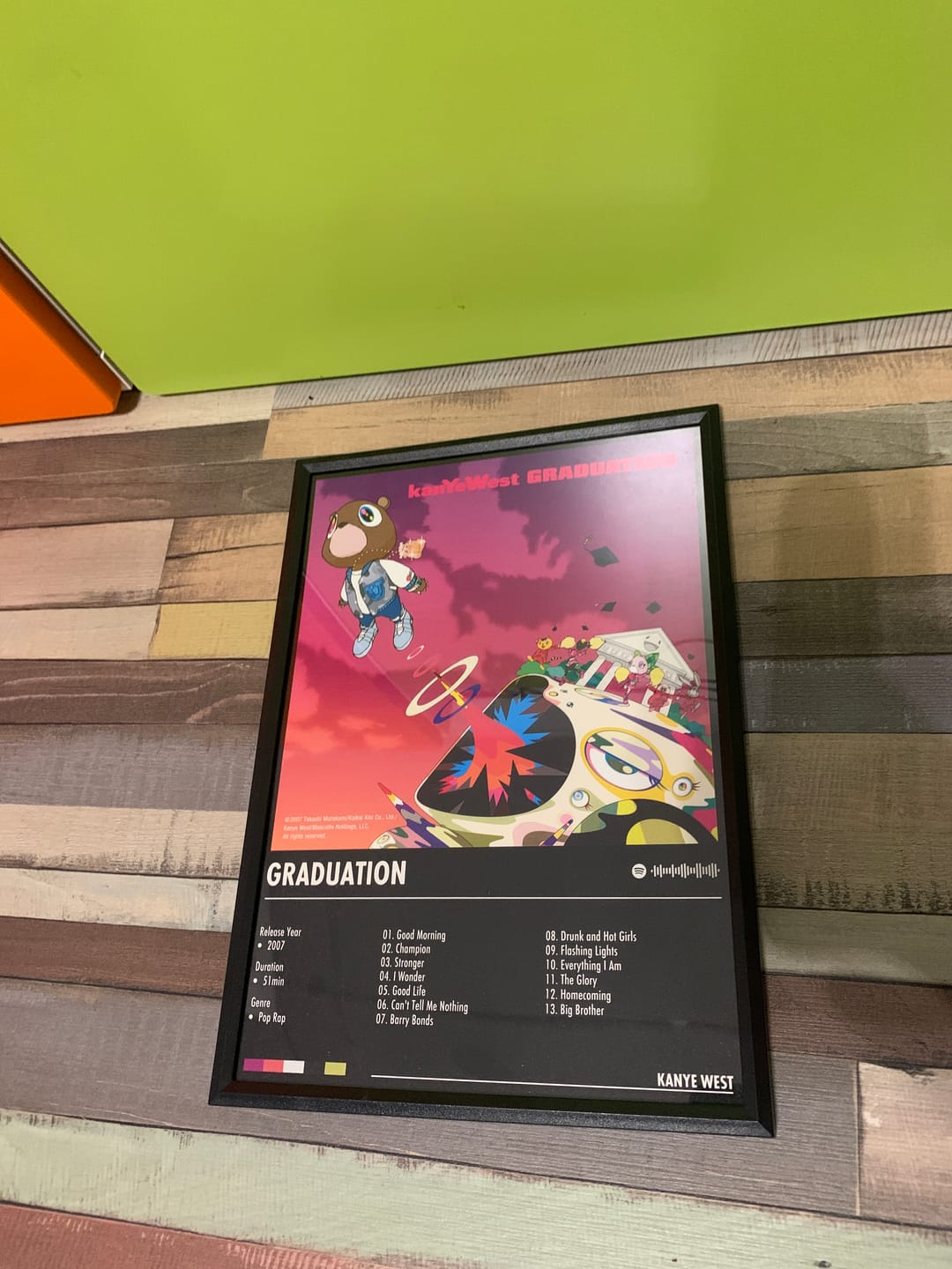 Customer photo review of Kanye West - Graduation | Album Cover Poster