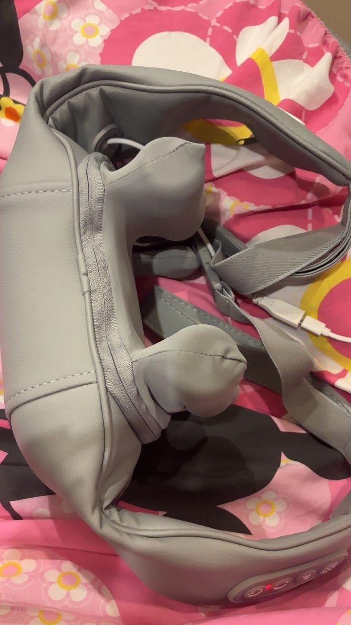 Customer photo review of เซตนวดคอบ่าไหล่ฟินสบายหน้า | FULI Neck and Shoulder Massager + FULI Natural Stone Electric Gua Sha