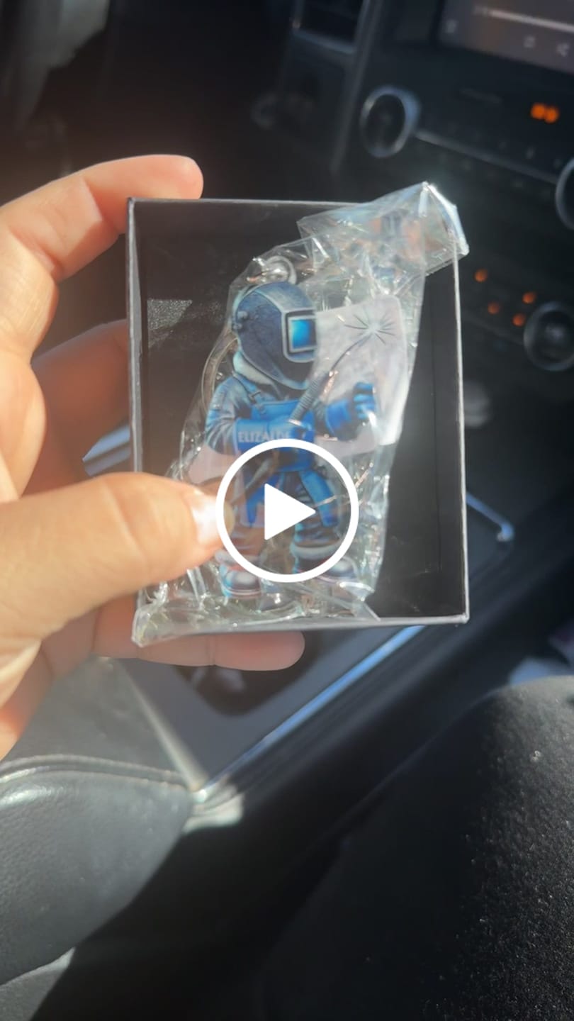 Customer video review of Personalized Welder Custom Name Keychain