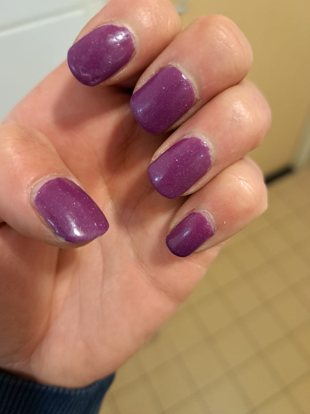 Customer photo review of Diamond Night Dipping Powder