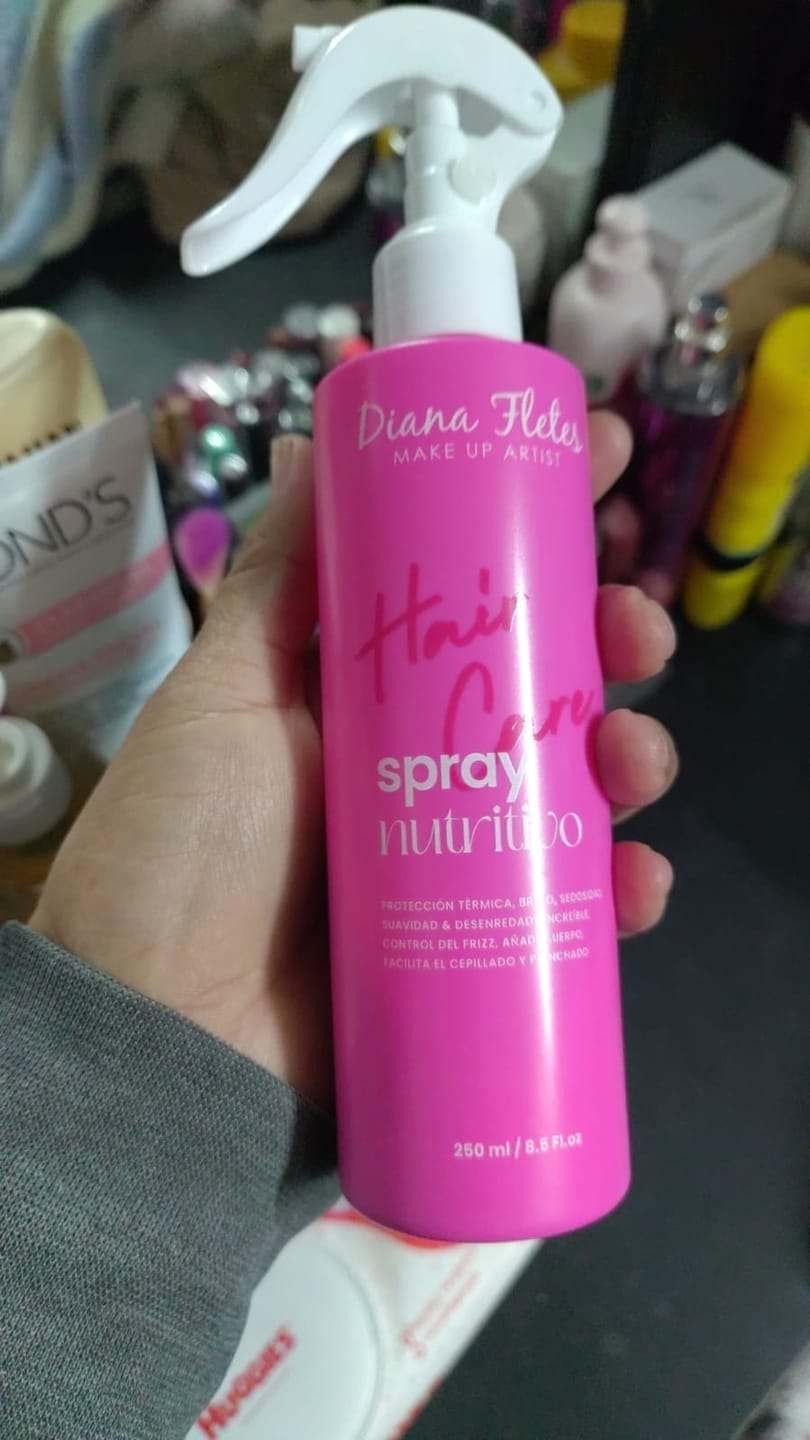 Customer photo review of Spray Nutritivo Con Protector De Calor Diana Fletes