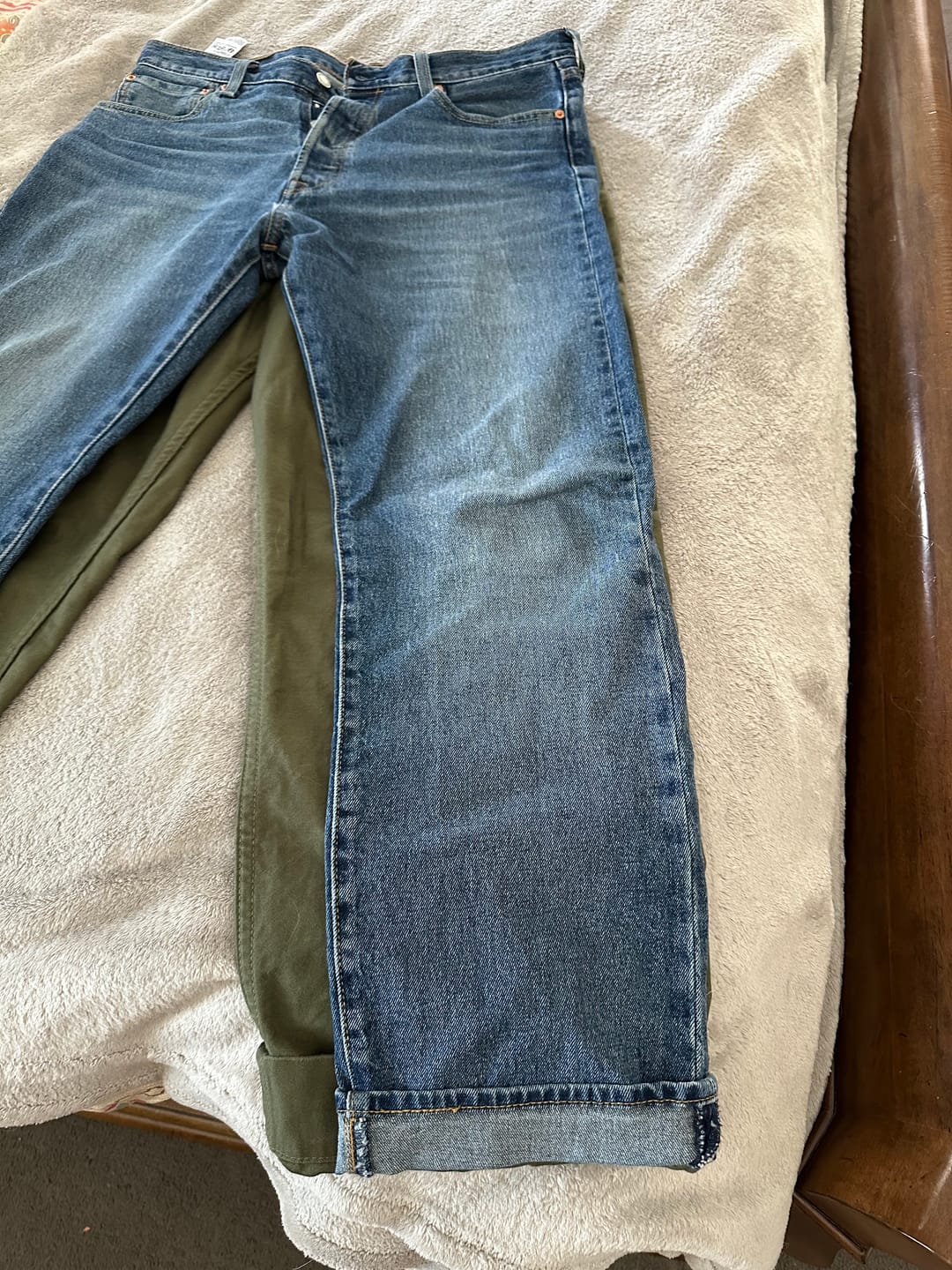 Customer photo review of Vietnam War OG-107 Utility Fatigue Pants