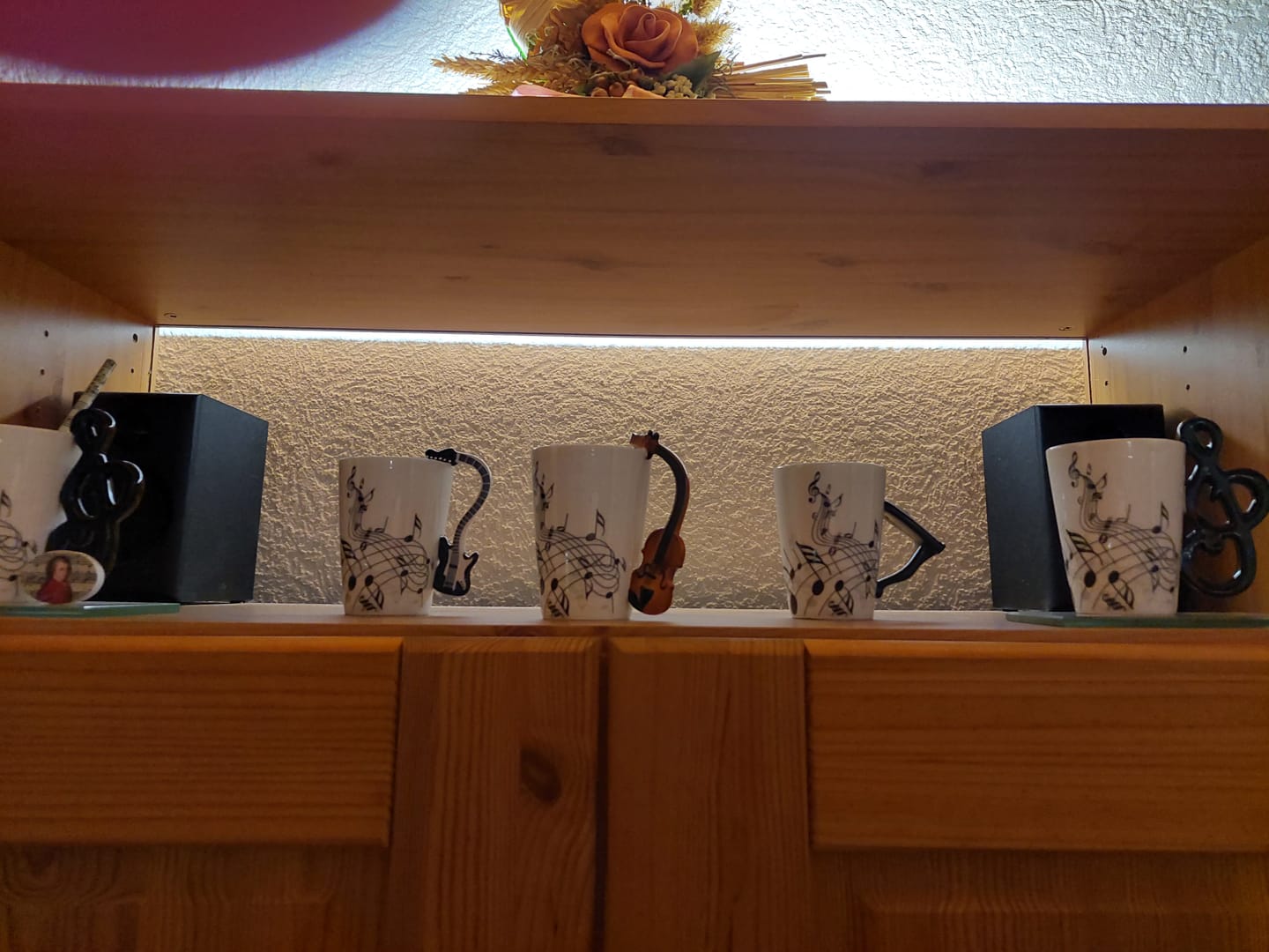 Customer photo review of Originelle Tasse – Violinschlüssel