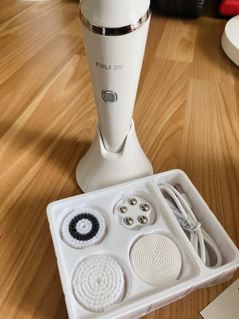 Customer photo review of เครื่องล้างหน้าไฟฟ้าโซนิค | FULI Sonic Facial SPA Cleansing Brush