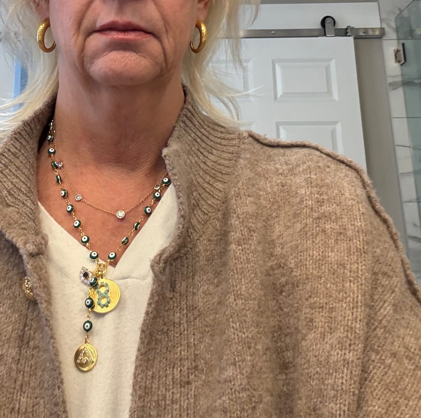 Customer photo review of Galia Necklace