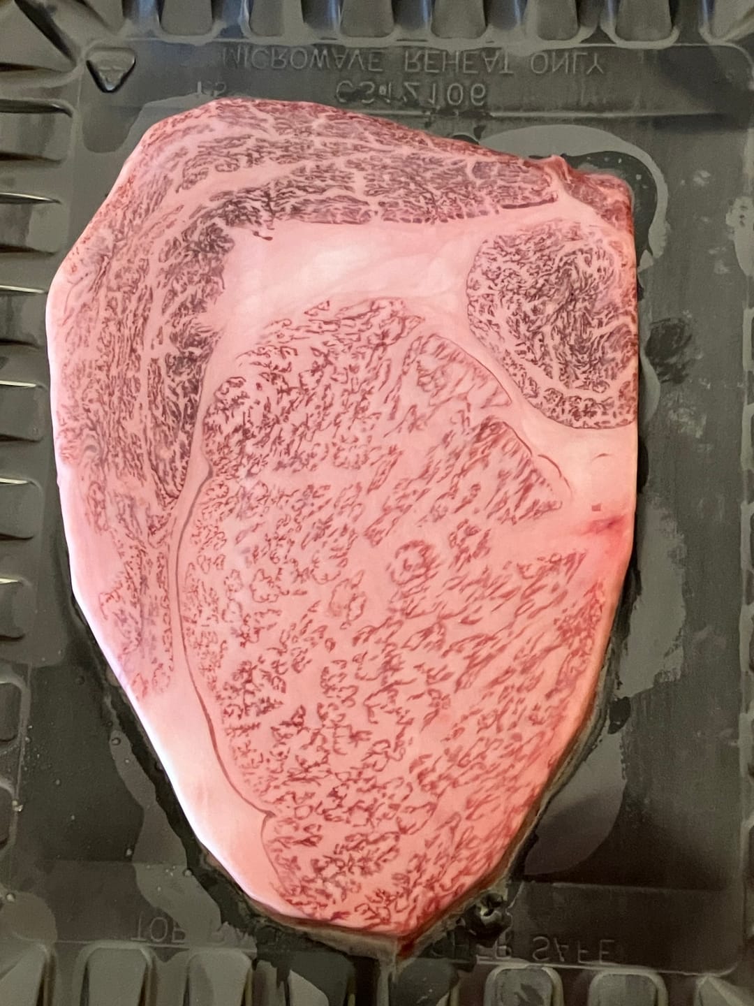 Customer photo review of A5 Japanese Wagyu Ribeye Steak (16oz portion)