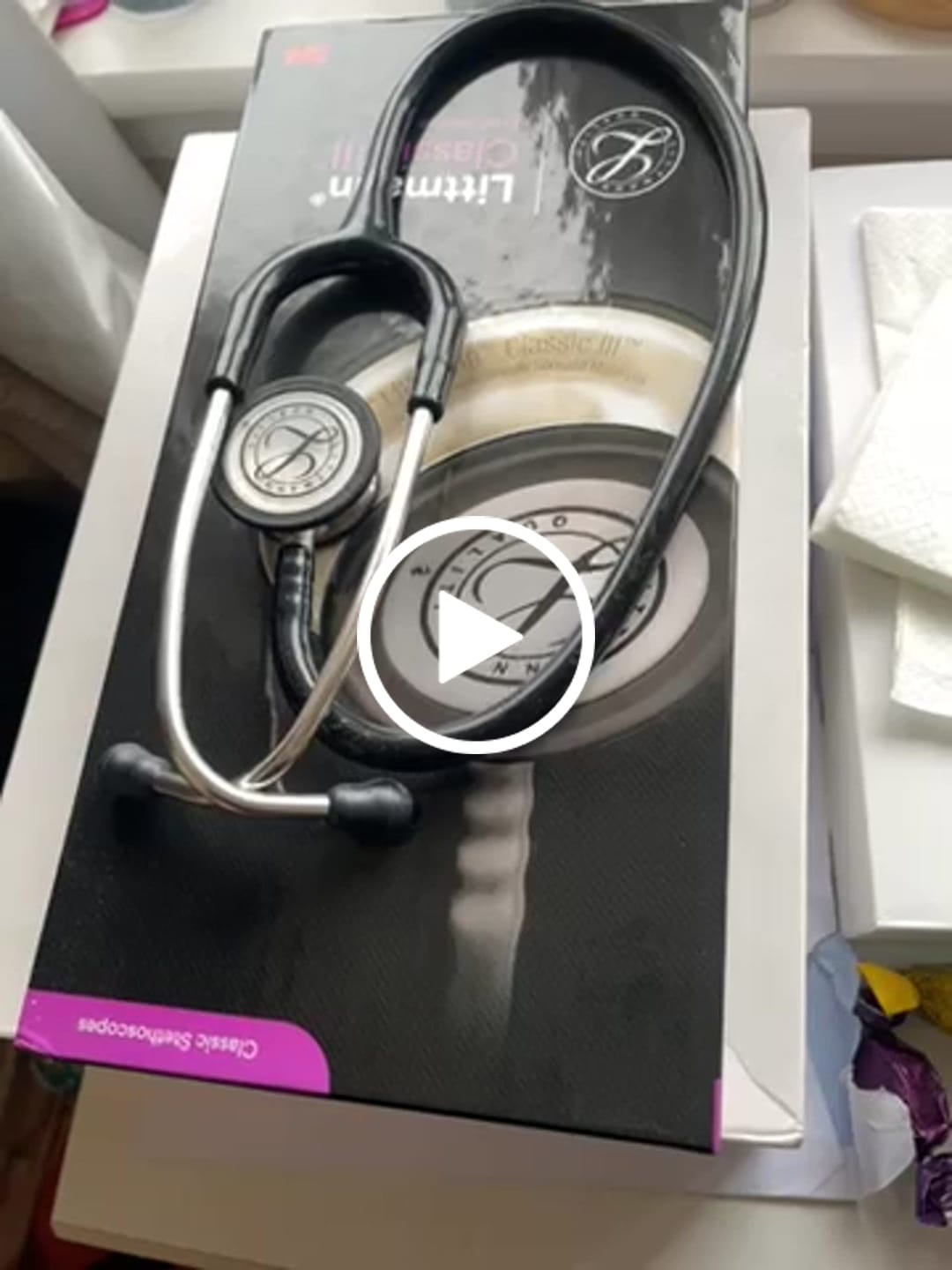 Customer video review of Littmann Classic III Monitoring Stethoscope: Black 5620