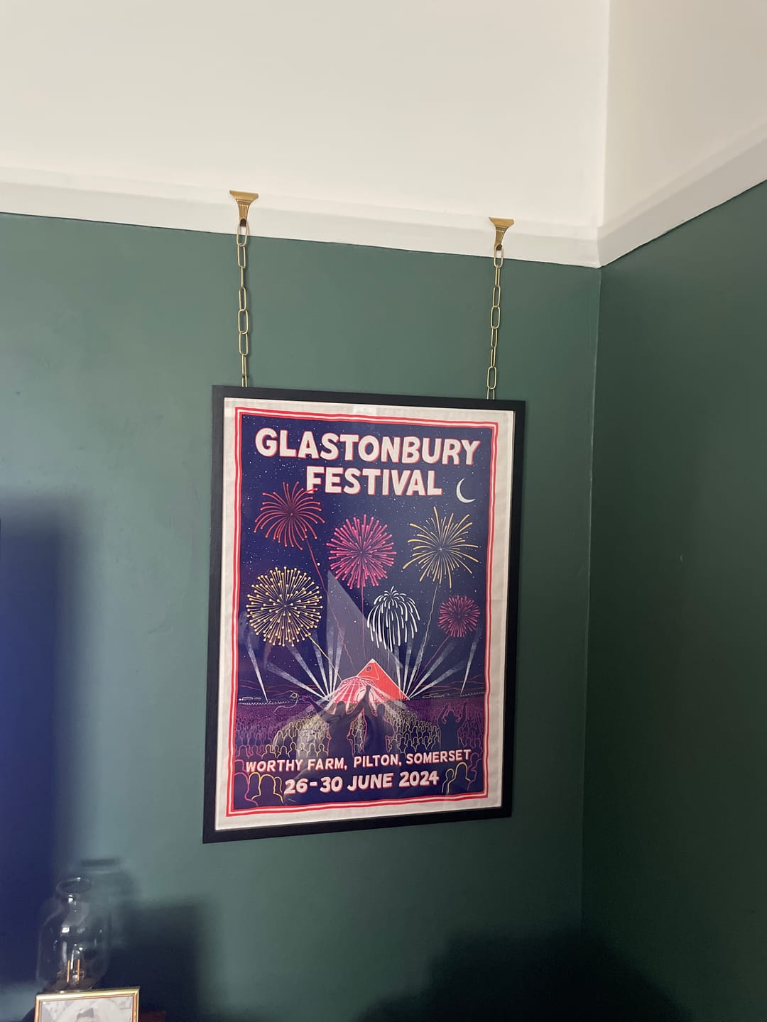 Customer photo review of Victorian Picture Rail Hooks
