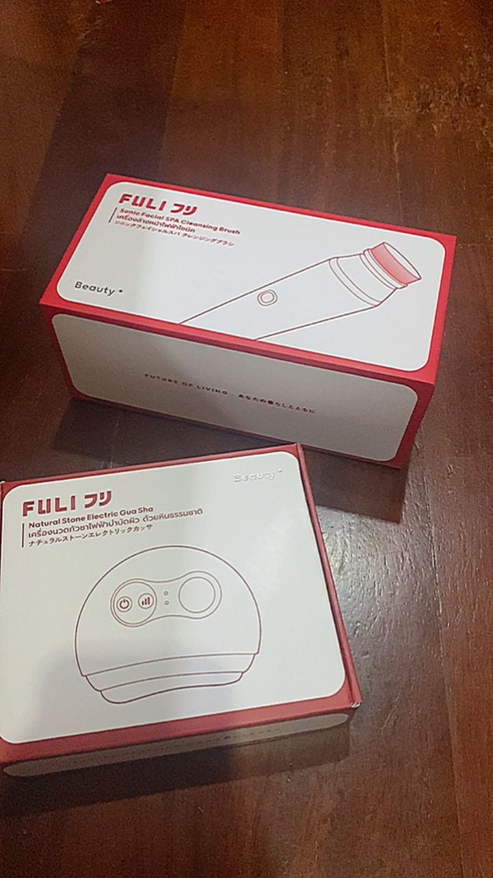 Customer photo review of เครื่องล้างหน้าไฟฟ้าโซนิค | FULI Sonic Facial SPA Cleansing Brush
