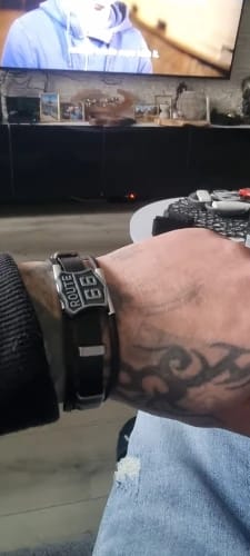 Customer photo review of Bracelet Johnny Hallyday Route 66 - 2 modèles