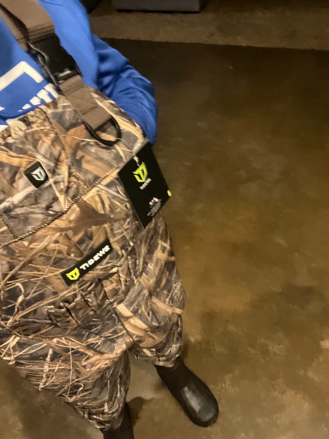 Customer photo review of TorridSeeker Heated Duck Waterfowl Hunting Neoprene Chest Waders