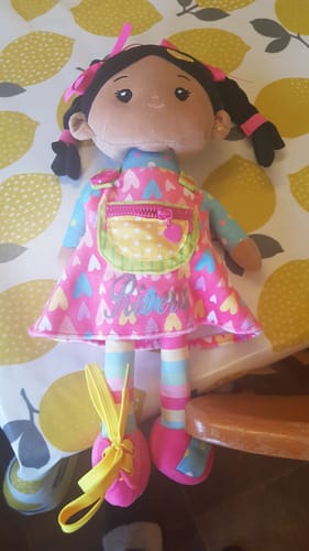 Customer photo review of Personalized Sunnyheart Girl (2 Skin Tones) - Educational Doll