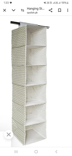 Customer photo review of Qoolish Pack of 1 Hanging Storage Organizer (Available in 3 colours)