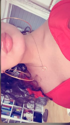 Customer photo review of Large Hoops Ohrringe | 18K vergoldet