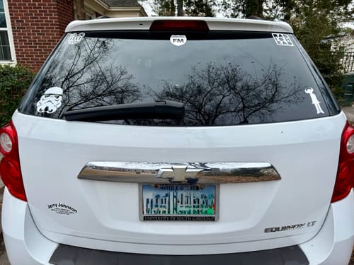 Customer photo review of Jamiroquai Logo Text Decal