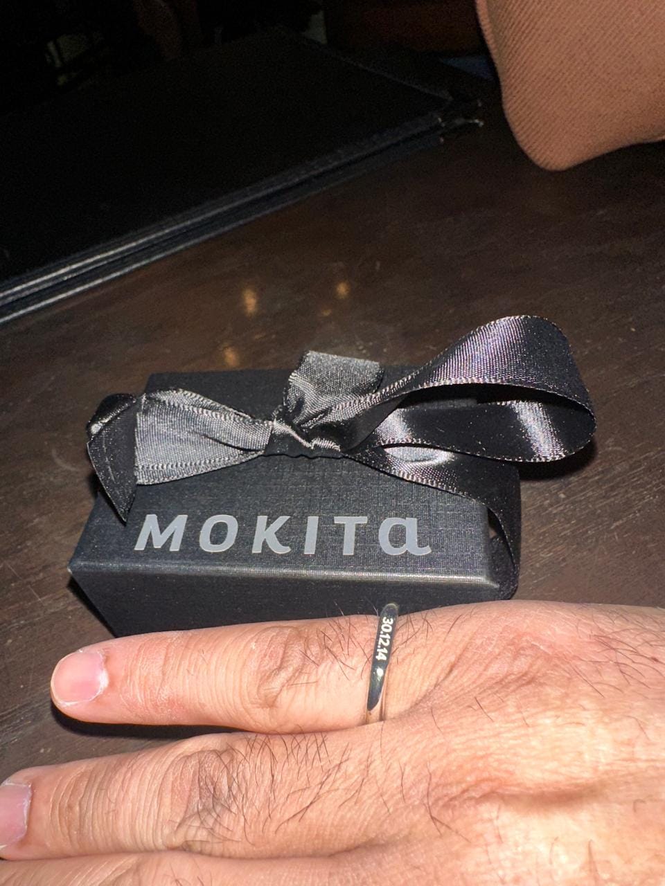 Customer photo review of Anillo Grabado en Plata fina .925