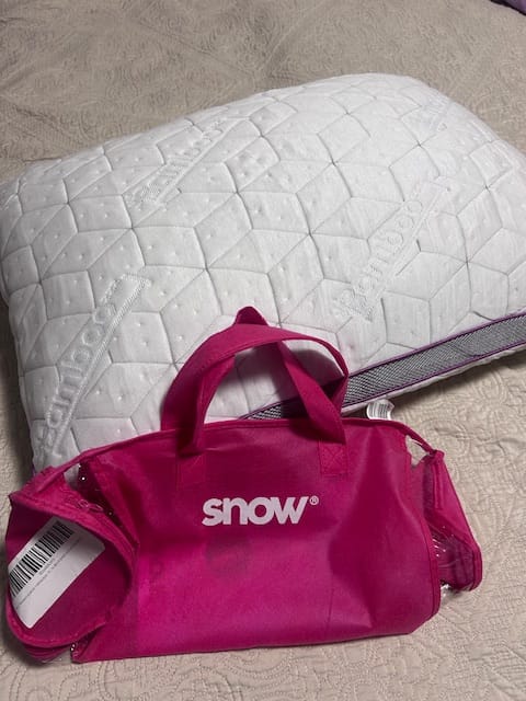 Customer photo review of Adjustable Pillow SnowTouch™