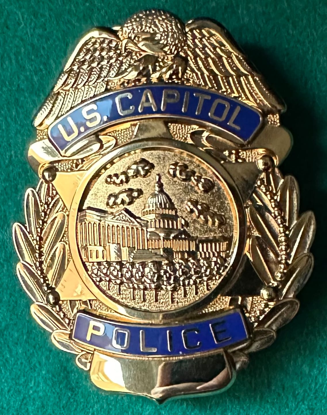 Customer photo review of USCP U.S. Capitol Police Badge Customizable Number