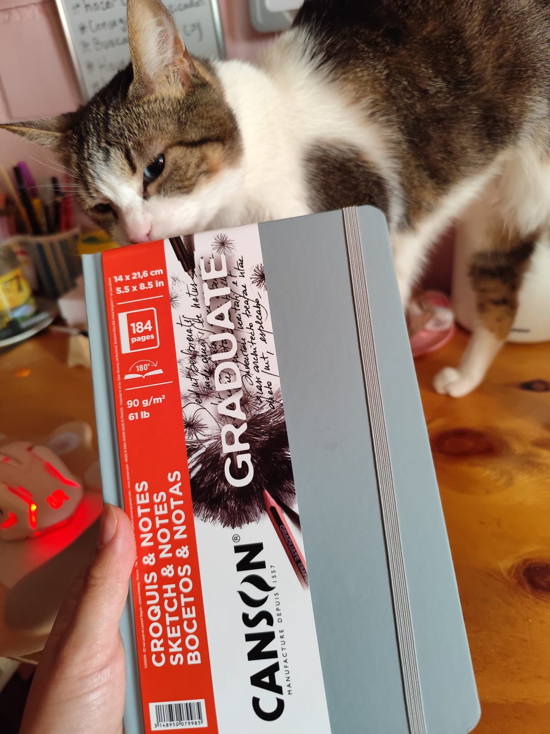 Customer photo review of Canson Graduate - Libreta Art Book Croquis & Notes A5 14,8 x 21 cm