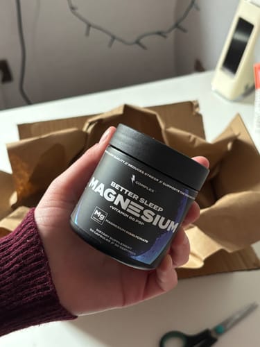 Zákaznická recenze s fotkou produktu Sleep Magnesium