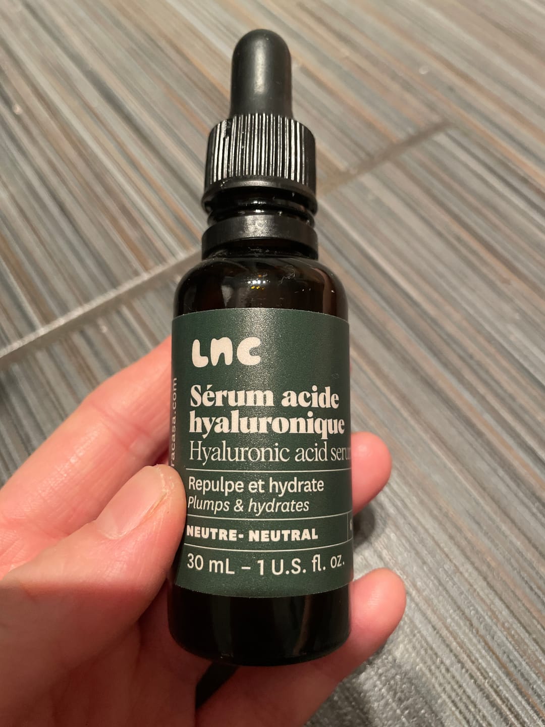 Customer photo review of Sérum Acide Hyaluronique