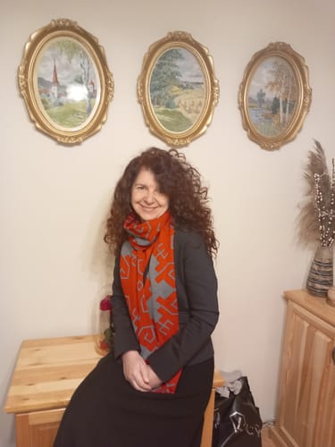 Customer photo review of Шал "Елбетица"