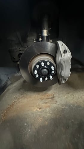 Customer photo review of 2015-2022 Ford Mustang 1" Hubcentric 5X4.5 Wheel Spacers 25MM 14X1.5