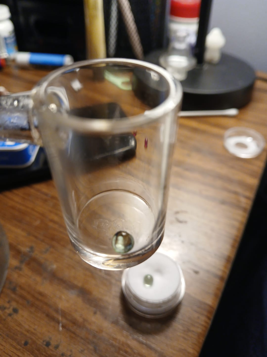 Customer photo review of 5mm Green Sapphire Terp Pearls