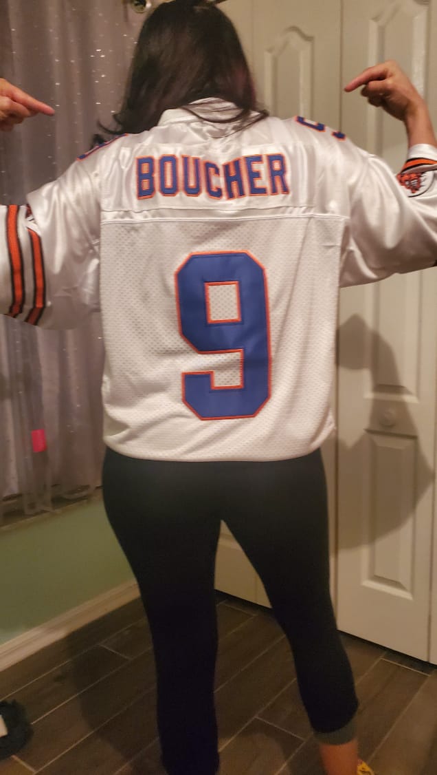 Customer photo review of Waterboy 'Bobby Boucher' Football Jersey