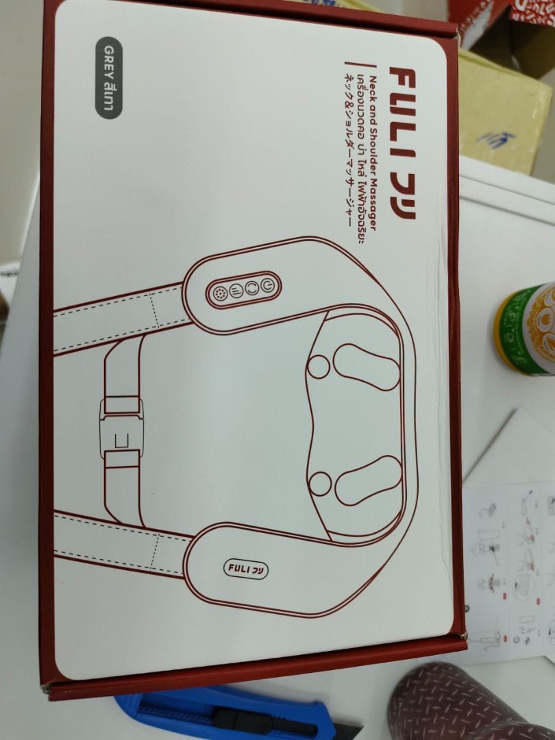 Customer photo review of เครื่องนวดคอ บ่า ไหล่ ไฟฟ้า | Neck and Shoulder Massager