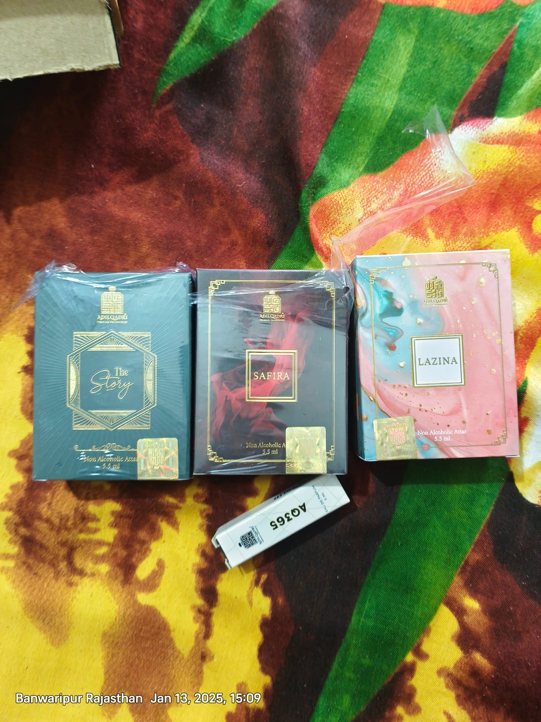 Customer photo review of 3 Pcs Attar Set Lazina, Safira And The Story Attar Perfume 5.5ML Each