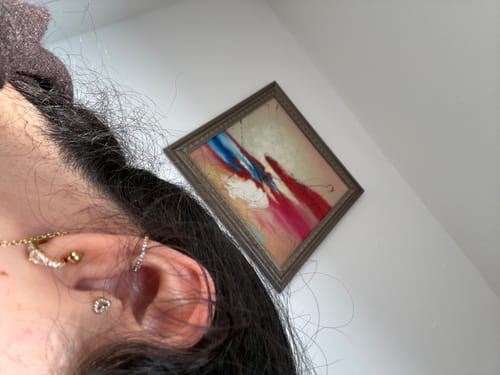 Customer photo review of Heart Piercing | Titan