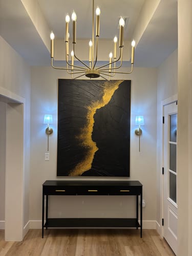 Customer photo review of Minimalist Abstract Painting #ABAV493