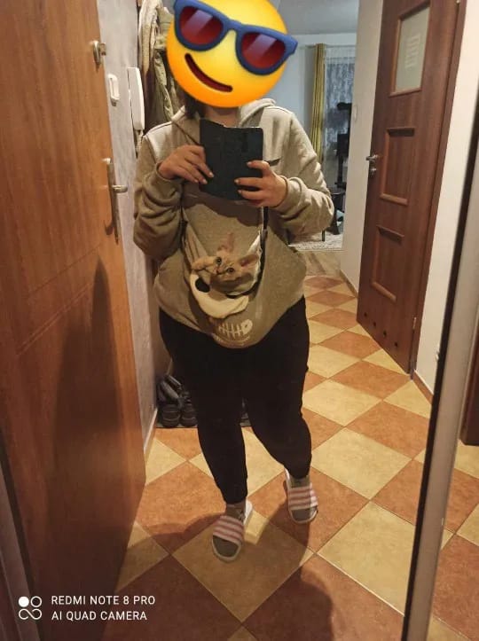 Customer photo review of Pawsome Cat Pocket Hoodie