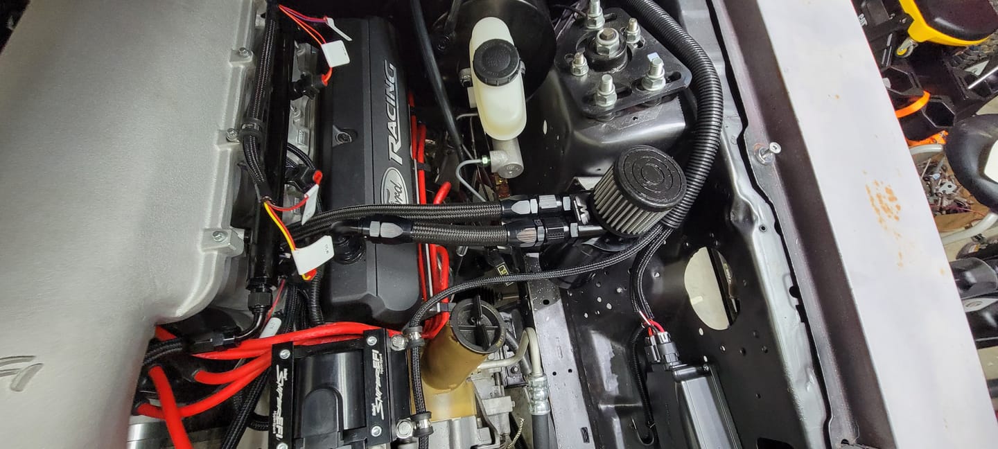 Customer photo review of SBC Catch Can Kit For 1.22" Push In Grommets