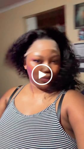 Customer video review of Double Drawn Brazilian 13x4 Lace Frontal Wig - Water Wave