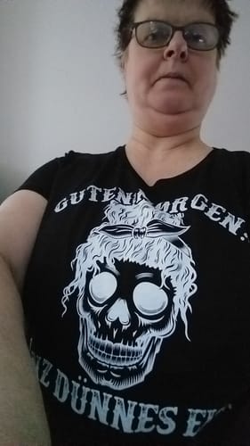 Customer photo review of Guten Morgen? - Damen T-Shirt