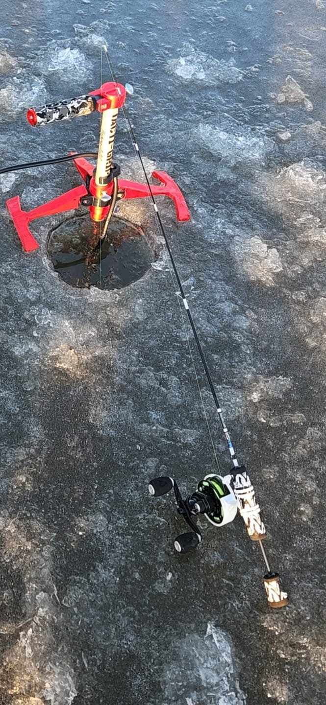 Customer photo review of Custom Carbon Ice Rod