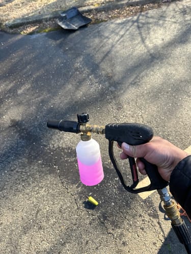 Customer photo review of Grandfalls Retractable Pressure Washer Plus