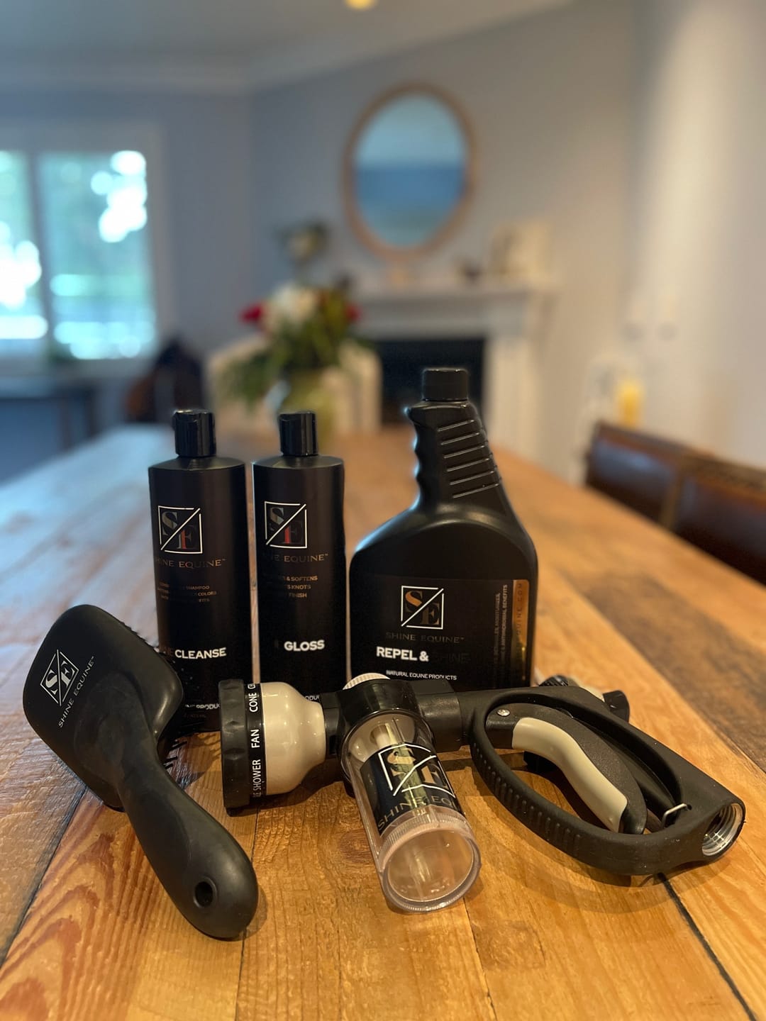 Customer photo review of Shine Cleanse, Gloss, Repel Combo Starter Kit