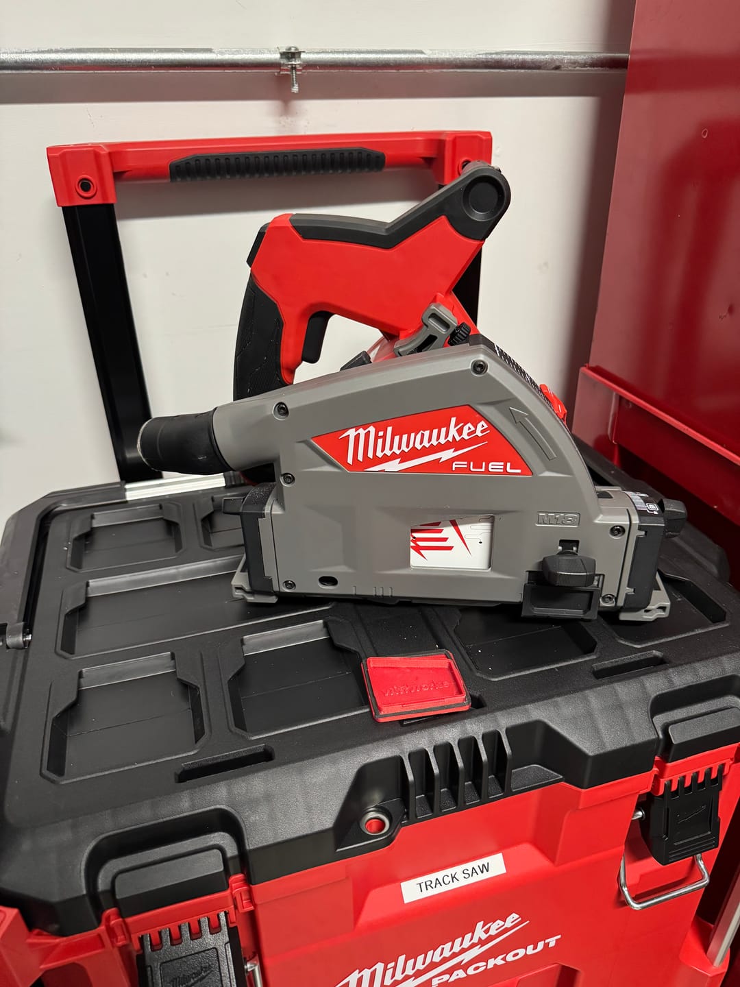 Customer photo review of Track Saw Dust Cover Compatible with Milwaukee