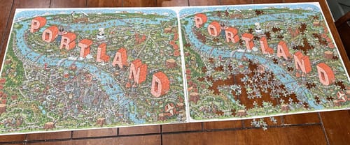 Customer photo review of Portland | 1000 Piece Puzzle
